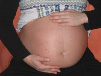 obrázek 33. týden těhotenství - profil