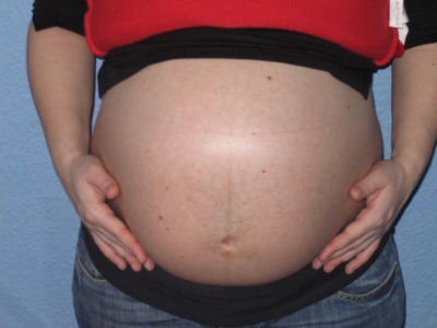 obrázek 37. týden těhotenství - profil
