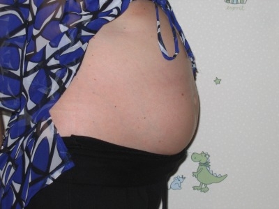 obrázek 22. týden těhotenství - bok