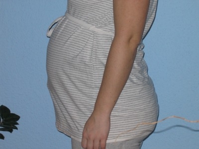 obrázek 28. týden těhotenství - bok