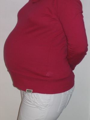 obrázek 35. týden těhotenství - bok