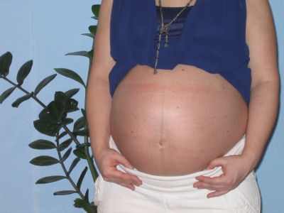 obrázek 36. týden těhotenství - profil